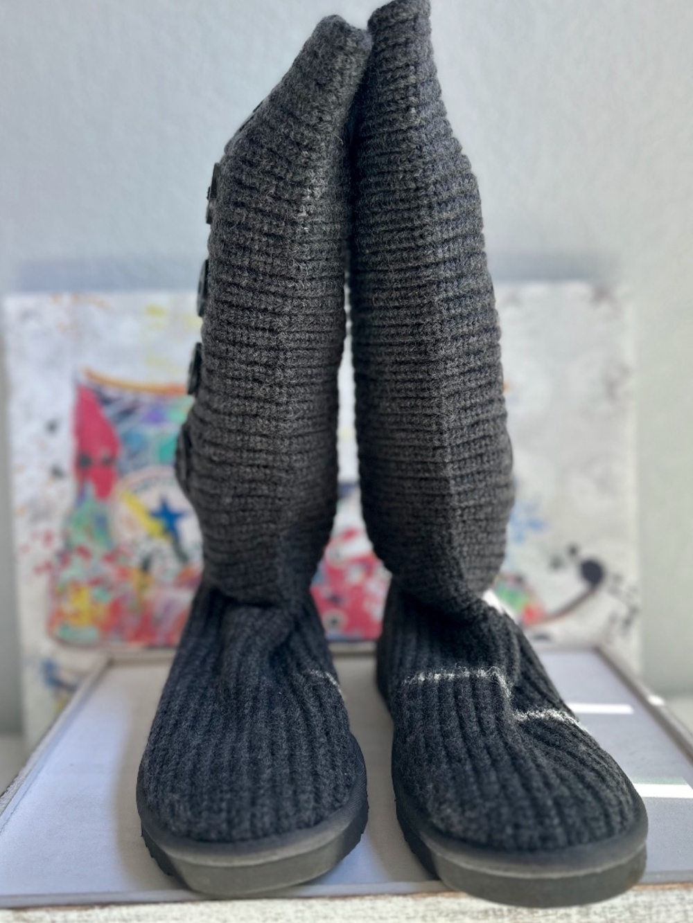UGG Australia Women's Knit Button Boots